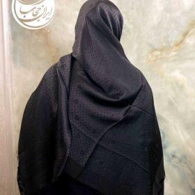 روسری ژاکارد لمه مشکی