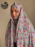چادر نماز کودری طرح نیلو - Image 5