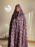 چادر-نماز-کودری-ایرانی-بامقنعه