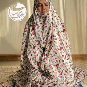 چادر نماز کودری طرح پر