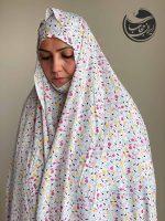 چادر نماز کودری طرح لاله رنگی - Image 5