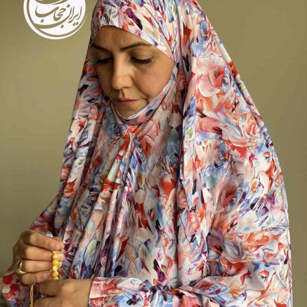 چادر نماز لبنانی کودری طرح اقاقیا