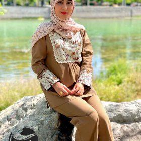 تونیک و شلوار تابستانه زنانه
