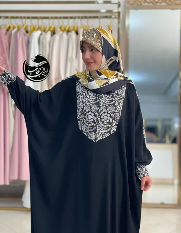 خرید مانتو عبایی مجلسی در اصفهان