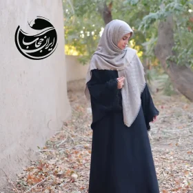 مانتو عبایی گلدوزی شده
