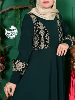 خرید پیراهن زنانه اوکیا و خرج‌کار مخمل مناسب برای مهمانی های شما