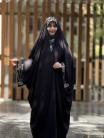 چادر پرنسس الماس نقره ای گلاره