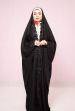 چادر عبا گلدوزی لاله پرکار - Image 3