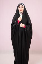 چادر عبا گلدوزی مخمل بهار - Image 3