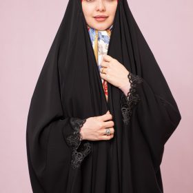 چادر عبا گلدوزی بادبزنی