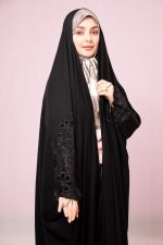 چادر عبا گلدوزی بابونه