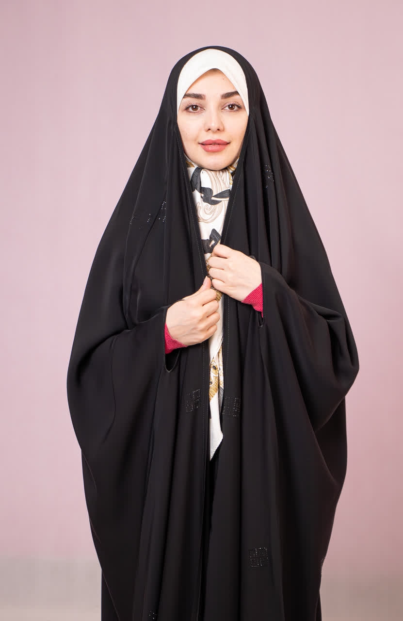 31096.jpg چادر عبا نگین پخش لوزی - Image 1