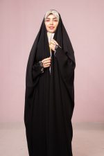 چادر عبا جواهردوزی نیم گل - Image 2