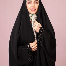 چادر عبا گلدوزی مخمل معرق