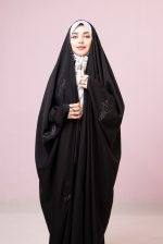 چادر عبا گلدوزی پروانه تک پراکنده - Image 2