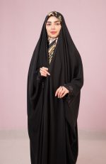 چادر عبا الماس گلدوزی مخمل فانوس - Image 2