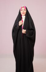 چادر عبا گلدوزی رز - Image 3