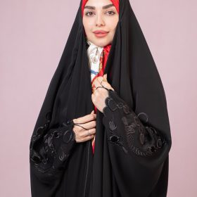 چادر عبا گلدوزی مخمل زنجیره