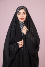 چادر عبا گلدوزی یاس