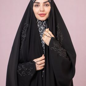 چادر عبا گلدوزی یاس