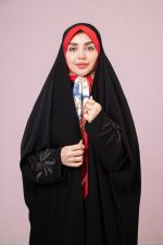 چادر لبنانی گلدوزی گل برجسته
