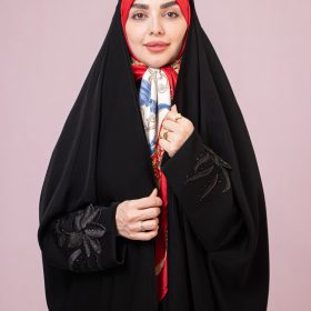چادر لبنانی گلدوزی گل برجسته